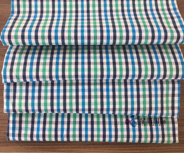 Hot Sale Check Cotton Shirt Fabric