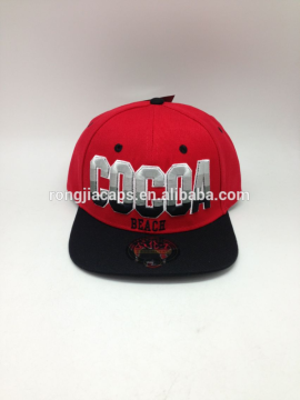 Fashion 100% acrylic camo flat brim cap