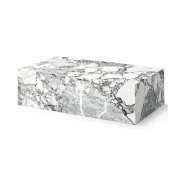 Nordic Modern Luxury Marbled Coffee Table - High End Customized for Hotels and Homes