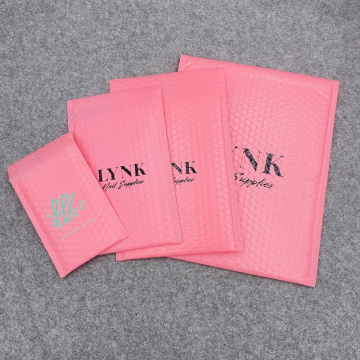 Custom Eco Friendly Shipping Pink Bubble Mailer