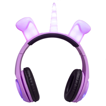 Glödande LED Light Up Animal Stereo Wired Headset