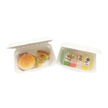 Biodegradable Sugarcane Packaging 600ml Clamshell