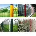 Ev açık dekoratif metal 3d bükme kavisli çit