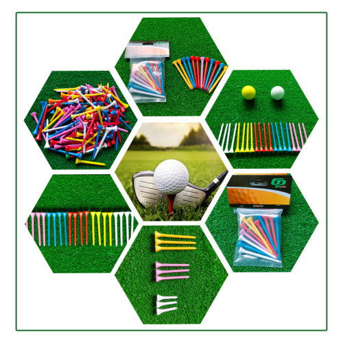 Professional Mixed Color Plastic Golf Tees