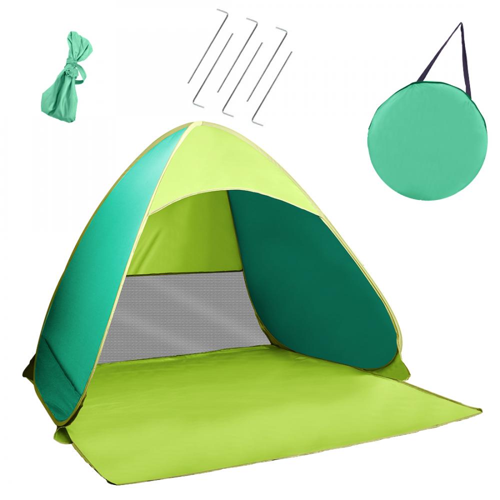 Protezione UV della tenda da spiaggia pop -up di esterno+pavimento esteso