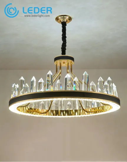 LEDER Hanging Modern Crystal Pendant Lights