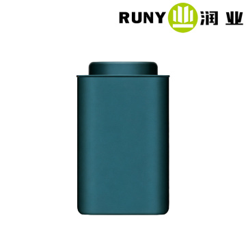Square Tin Can for Tea Storage