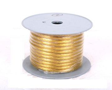 China Trade Assurance speaker wire 4ga OFC/CCA/Tinned OFC/Tinned CCA with flexible matte jacket