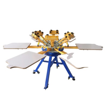 Manual Silk Screen Printing Machine - 4 Color 4 Station Wholesale