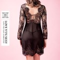 Ensembles de lingerie en dentelle en dentelle de cils personnalisés