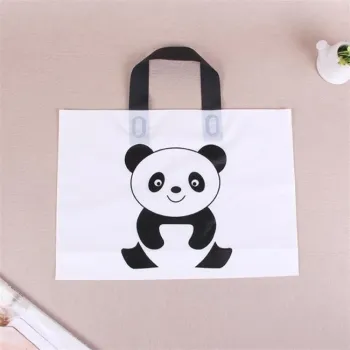 plastic bag with handle for shopping