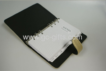 6 Ring Pu Leather Organizer Agenda 