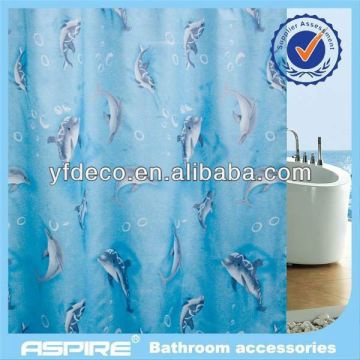 Polyester diffrent shower curtain