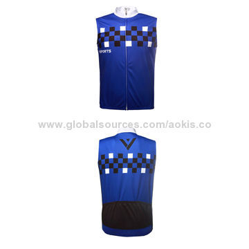 Cycling Sleeveless Jersey, Quick Drying, Breathable