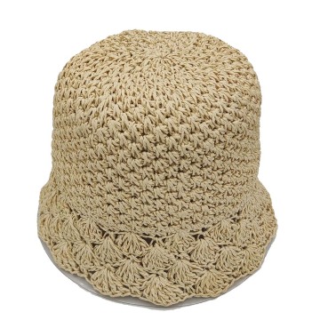 Sombrero de crochet tipo sombrero vertical para mujeres