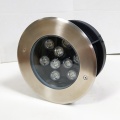 Luz subacuática LED 9W IP68 para exterior Acero inoxidable