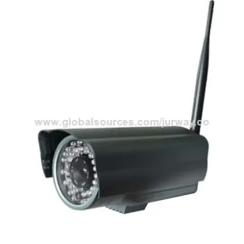 Wireless 1.0-megapixel IP Camera, PoE, 42-piece of LEDs for 40m with IR-cut