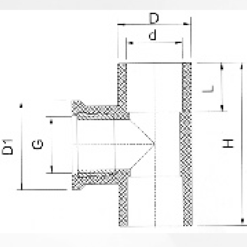 DINPN10 إمدادات المياه Upvc أنثى المحملة براس الأبيض