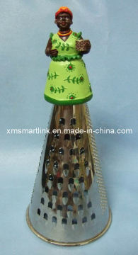 Resin Woman Decor Stainless Steel Kitchen Grater