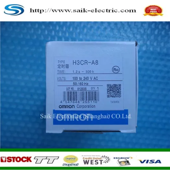 Omron Timer H3CR-A8 1.2s to 300h 100 to 240VAC 5./60Hz