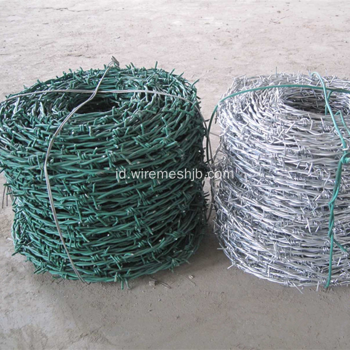 Hot-dip Galvanized Barbed Wire Untuk Keamanan Pagar