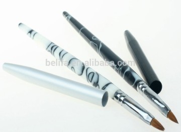Makeup Nail Brush plastic handle cosmetic nail brush with a cover
