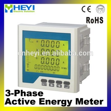 Three phase active energy meter digital energy meter,electricity meter,Energy Meters LCD HY-3E Series