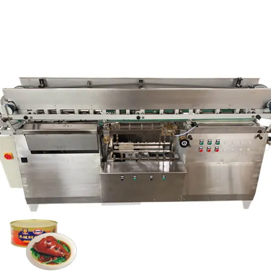 Best Canned Luncheon Meat Labeling Machine with Seafood and Fish Canning Equipment