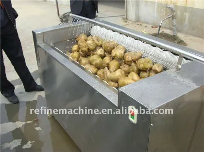 Rhizome vegetable washing machine/vegetable peeling machine