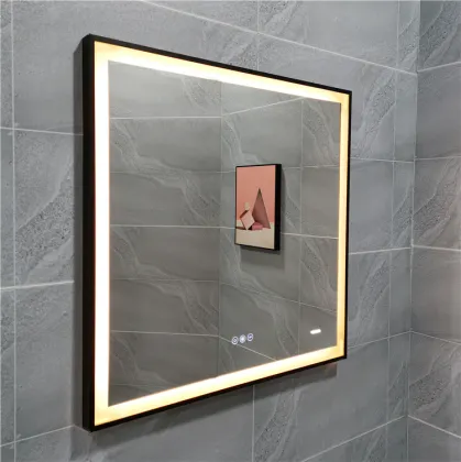 bathroom smart mirror Acrylic frame vanity LED mirror