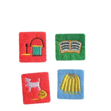 Educational Kids DIY Felt Toys Expression Cards