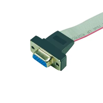 DB9 connector to IDC flat cable harness