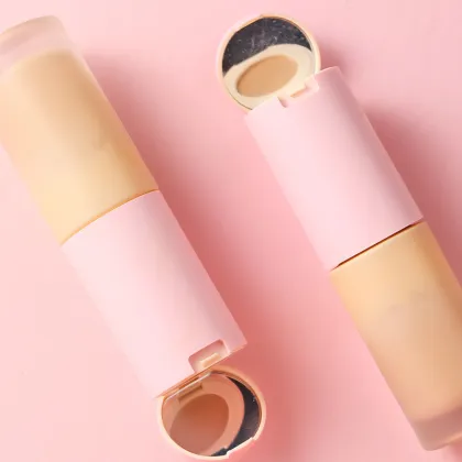 Private Label Luxury Pink Liquid Foundation Concealer with Full Coverage