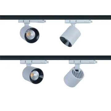 RONSE Shop Ceiling Line Track Lighting 10W H Heads Dimmable LED Track Light