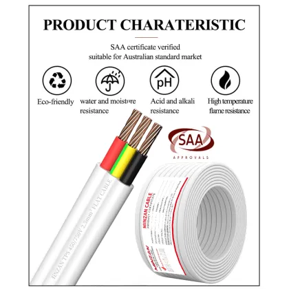AS/NZS Electrical Cables: TPS 2 Core, TPS 2.5mm/4mm/6mm Twin and Earth, 1.5mm TPS Cable