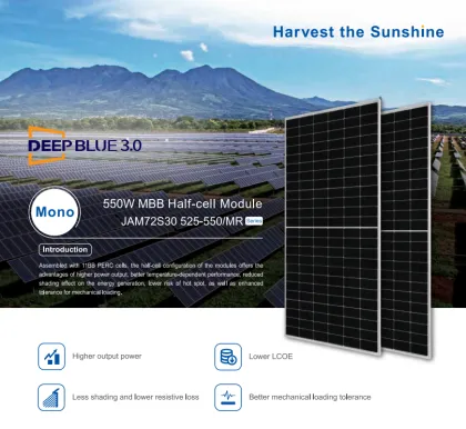 JA Solar Panels - Tier 1 High Efficiency 540W-555W Mono Perc Photovoltaic Solar Panels