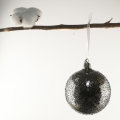 Nowy przylot świąteczny ornament piłki srebrnej na wakacje