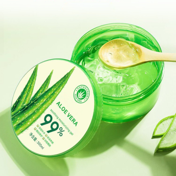Toptan yığın saf doğal organik% 99 nemlendirici aloe vera jel