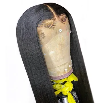 Full Lace Front Human Hair Wigs Pre Plucked Raw Brazilian Virgin Human Cuticle Aligned Hair HD Swiss Lace Frontal Wig Wholesale