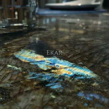 Sapphire Jade Marble Dining Table: Exquisite Elegance for Your Dining Space