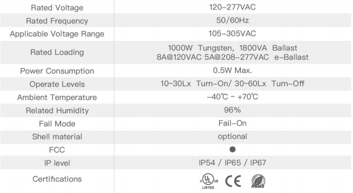 Photocell Street Light 5