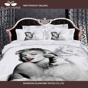 100%Cotton 3d bedding sets -3D stock bedding sets