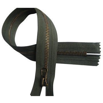 Metal Zipper, Measures 5#, Open-ended Type, A/L Lock, Used for Garments