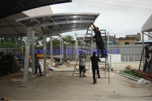 6m width Aluminium unilateral carport