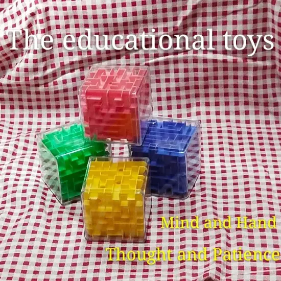 3 D Maze of Rolling Beads Solid Train