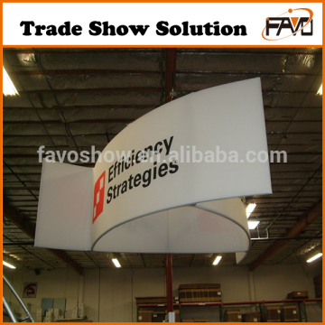 Custom Printed Trade Show Ceiling Display System