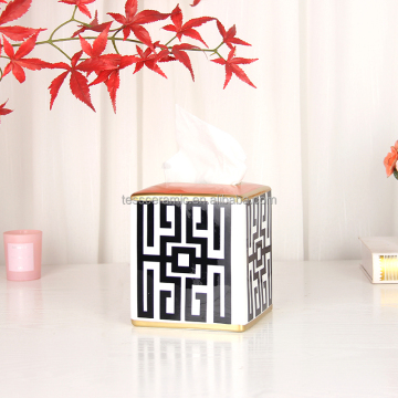 Wholesale Ceramic Napkin Holder for Christmas Decorations