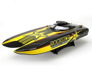 SELL Pro Boat Rockstar RTR 48-inch Gas Powered Catamaran w/DX2E 2.4GHz Radio & 26cc Engine