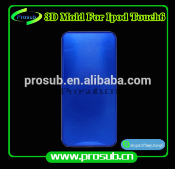 3D sublimation mobile phone case cover plastic injection mould for SFM-ipod touch 6