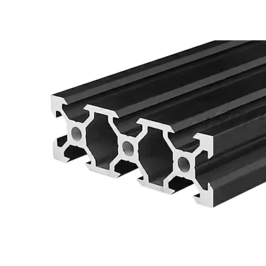 Custom Black Aluminum Profile Extrusion for 3D Printers
